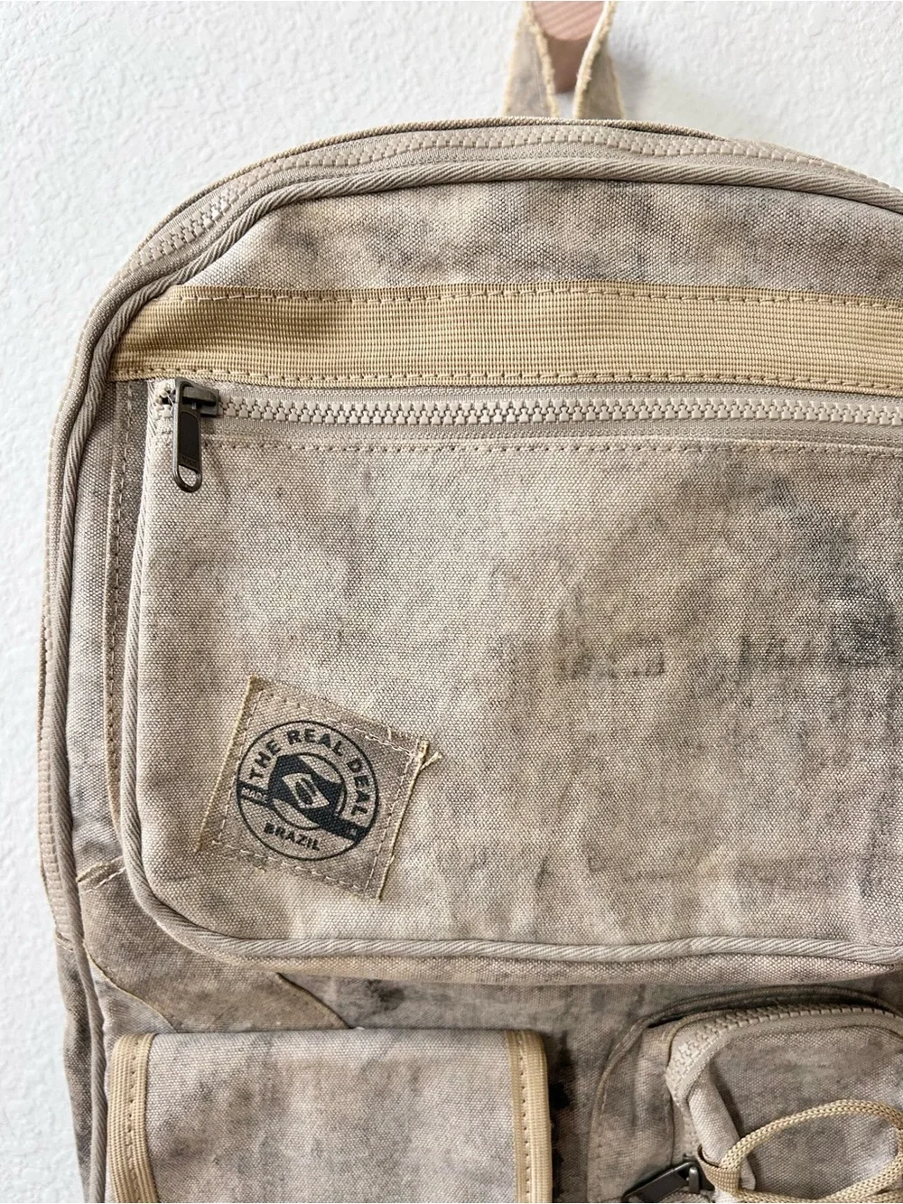 The Real Deal Belem Backpack, Brazil from 100% Canvas Recyled Tarps